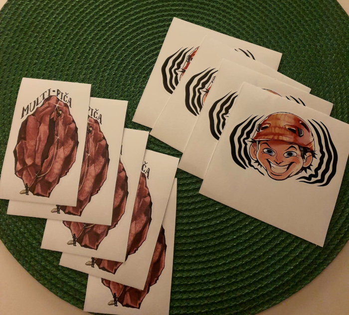 Стікери морди і мультипічи